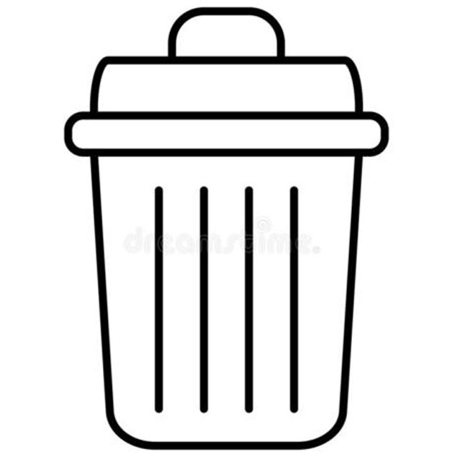 果皮箱的簡(jiǎn)筆畫