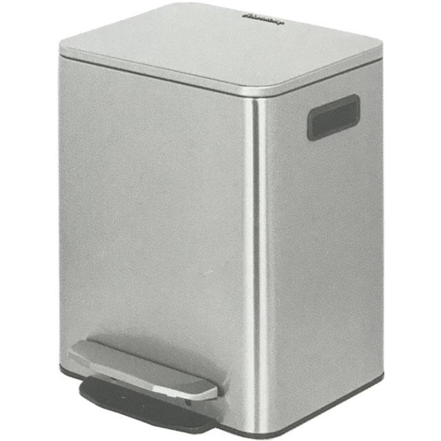 方形不銹鋼腳踏垃圾桶