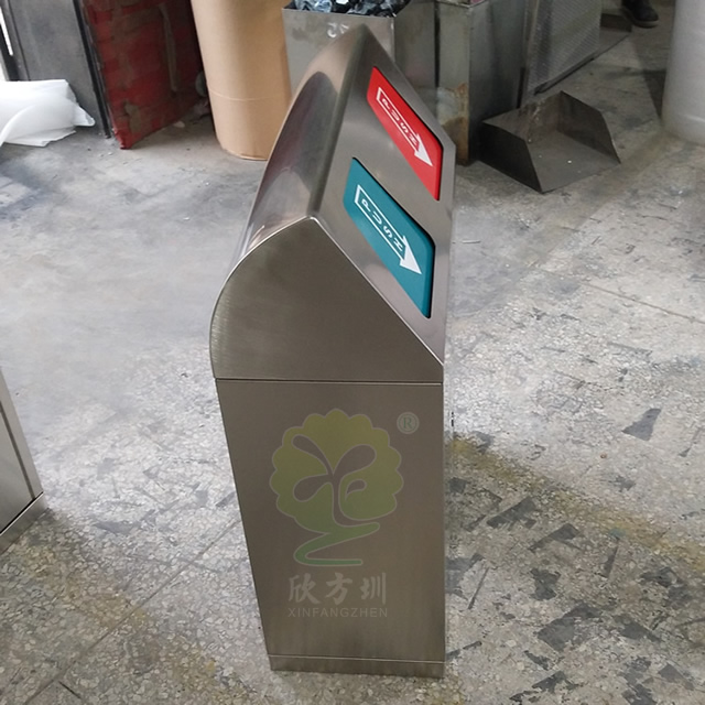 帶蓋戶外雙分類不銹鋼垃圾箱 帶蓋戶外雙分類不銹鋼垃圾箱
