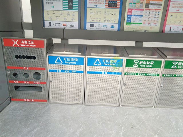 深圳不銹鋼垃圾箱廠家定制社區分類生活垃圾箱 深圳不銹鋼垃圾箱廠家定制社區分類生活垃圾箱