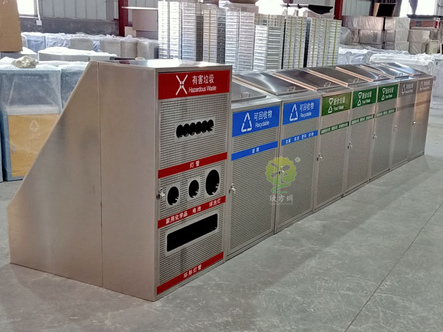 深圳不銹鋼垃圾箱廠家定制社區分類生活垃圾箱 深圳不銹鋼垃圾箱廠家定制社區分類生活垃圾箱