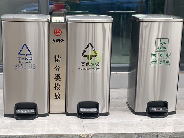 家用不銹鋼室內分類垃圾桶 家用不銹鋼室內分類垃圾桶