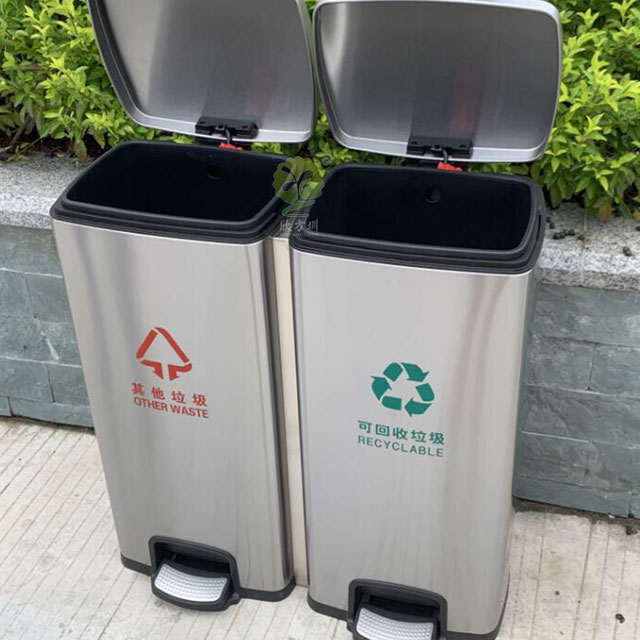 家用不銹鋼室內分類垃圾桶 家用不銹鋼室內分類垃圾桶