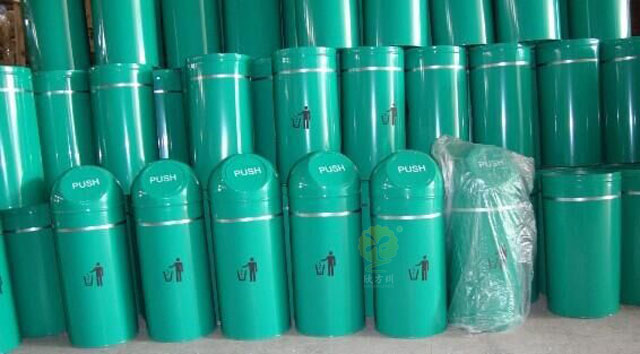 農(nóng)行專(zhuān)用鋼制垃圾桶