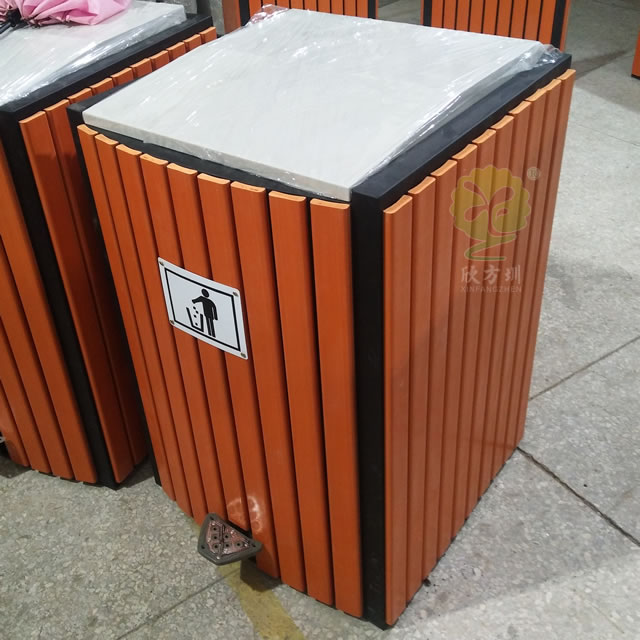 室內腳踏式鋼木垃圾桶 室內腳踏式鋼木垃圾桶