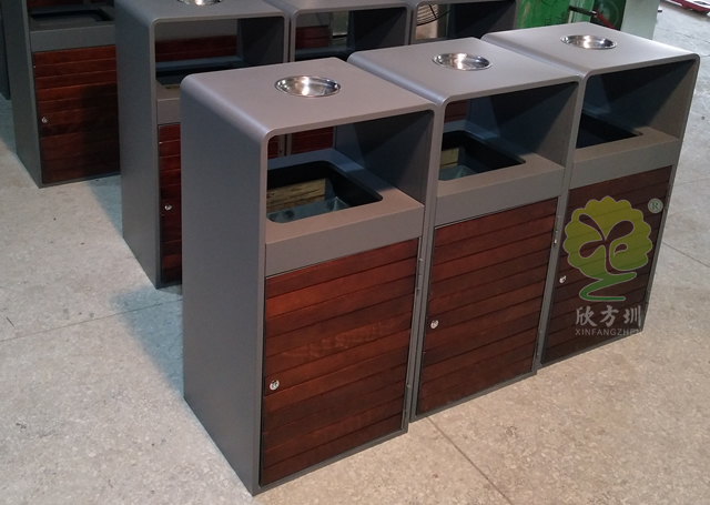 商場戶外雙分類垃圾箱 商場戶外雙分類垃圾箱