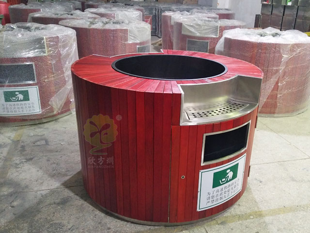 高鐵站臺(tái)景觀垃圾箱果皮箱