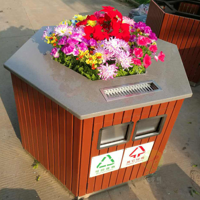 高鐵站臺(tái)景觀垃圾箱果皮箱