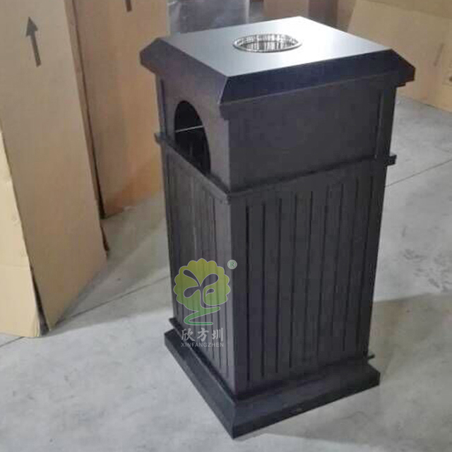 烤漆別墅方形鋼制垃圾桶 烤漆別墅方形鋼制垃圾桶