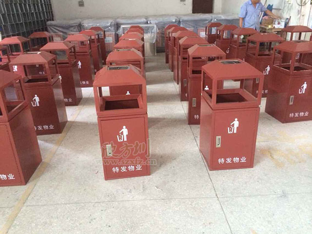 物業鋼制垃圾桶