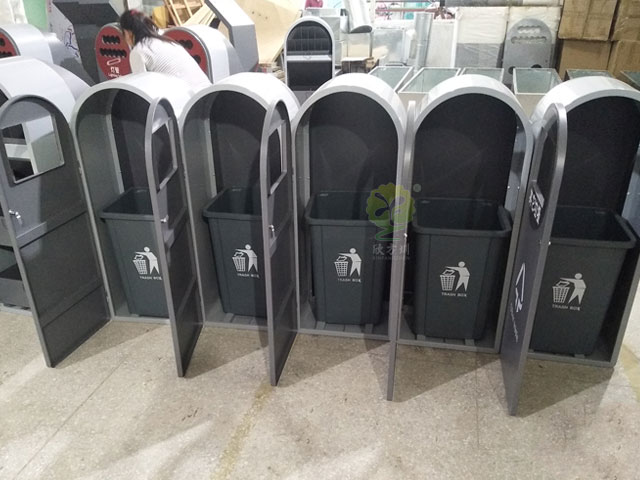 深圳1+5市政單位6分類垃圾箱玻金塑紙燈管回收箱 深圳1+5市政單位6分類垃圾箱玻金塑紙燈管回收箱