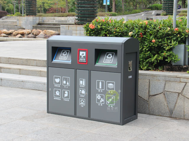 金屬分類垃圾箱 金屬分類垃圾箱