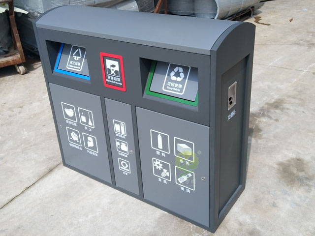 金屬分類垃圾箱 金屬分類垃圾箱