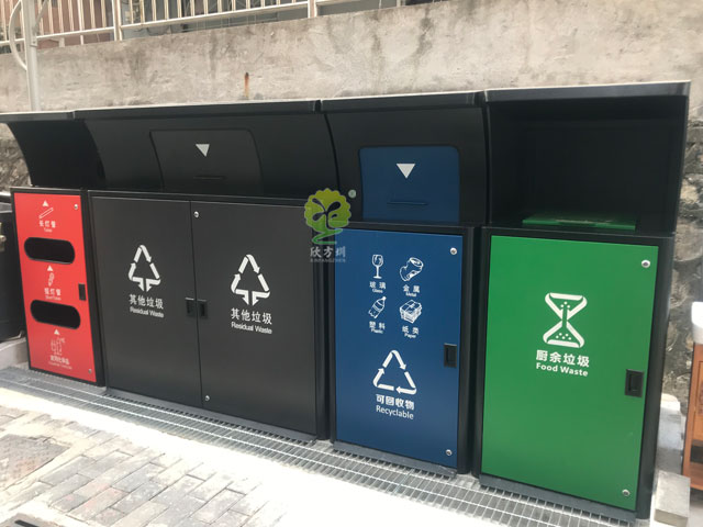 深圳小區(qū)垃圾收集點密閉大垃圾箱 深圳小區(qū)垃圾收集點密閉大垃圾箱