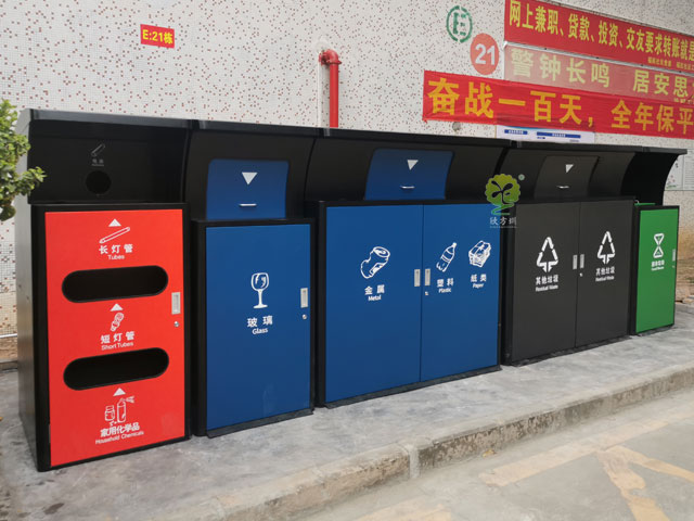 深圳小區(qū)垃圾收集點密閉大垃圾箱 深圳小區(qū)垃圾收集點密閉大垃圾箱