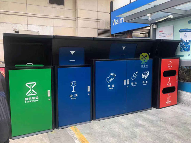 深圳小區(qū)垃圾收集點密閉大垃圾箱 深圳小區(qū)垃圾收集點密閉大垃圾箱