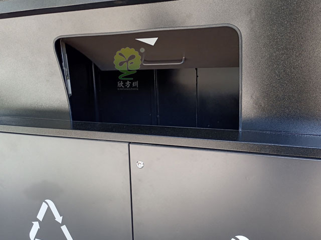 深圳城管驗收標準不銹鋼垃圾分類投放點大垃圾箱