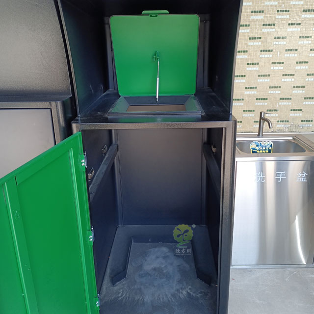 深圳城管驗收標準不銹鋼垃圾分類投放點大垃圾箱