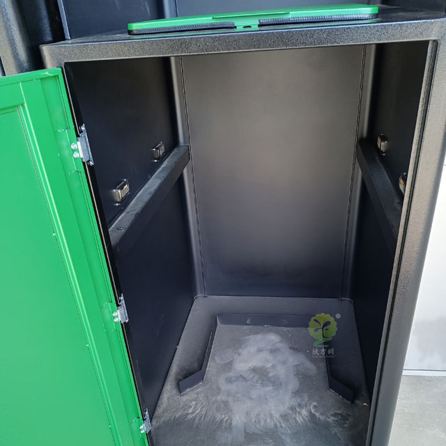 深圳城管驗收標準不銹鋼垃圾分類投放點大垃圾箱