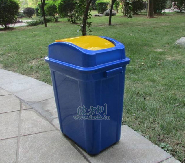 小區(qū)推蓋塑料垃圾桶 小區(qū)推蓋塑料垃圾桶