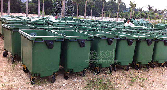移動式塑料垃圾桶 移動式塑料垃圾桶